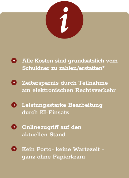 Mahnverfahren online beantragen
